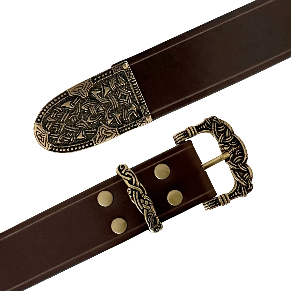 Vikingský kožený opasok Gokstad