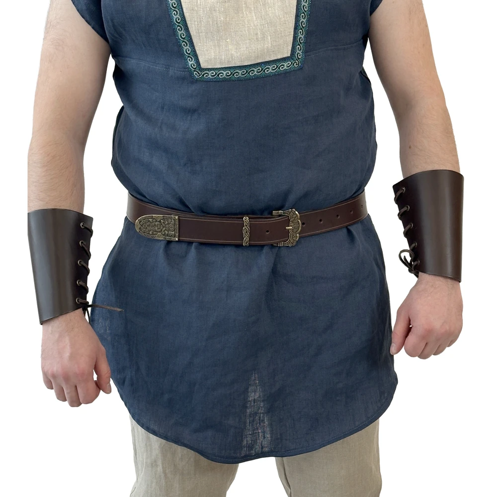 Vikingský kožený opasok Gokstad