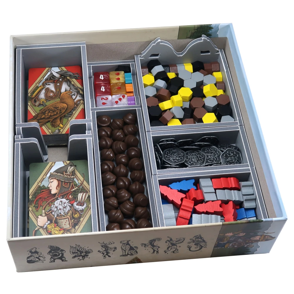 Insert for Raiders of Scythia game components (Folded Space)