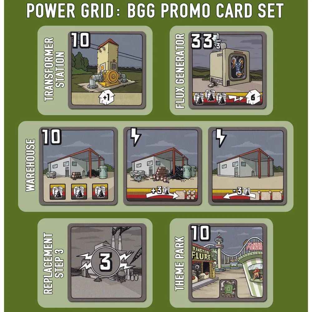 Vysoké napětí: BGG Promo Card Set