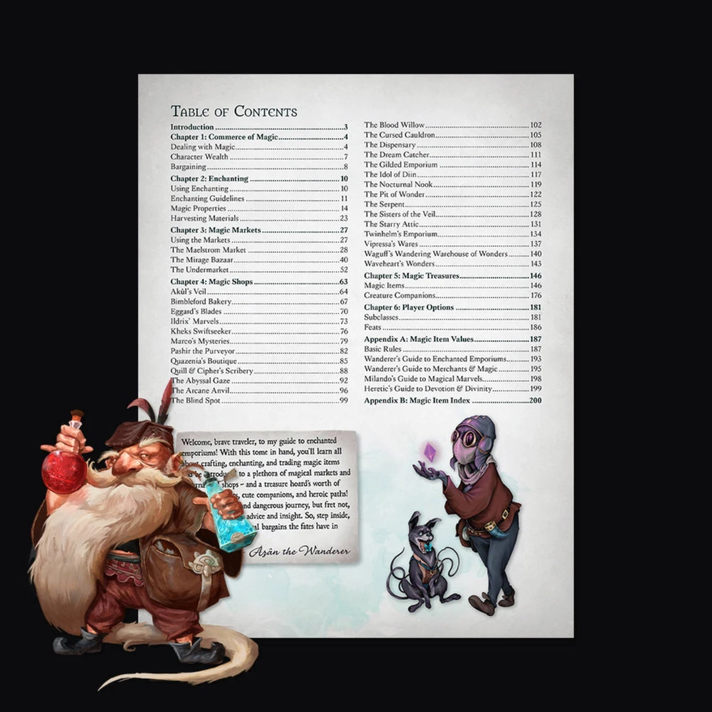 Wanderer's Guide to - Enchanted Emporiums 