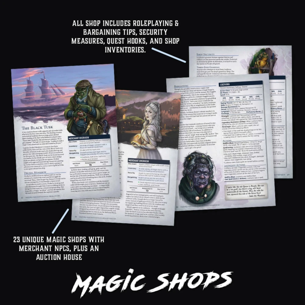 Wanderer's Guide to Merchants & Magic