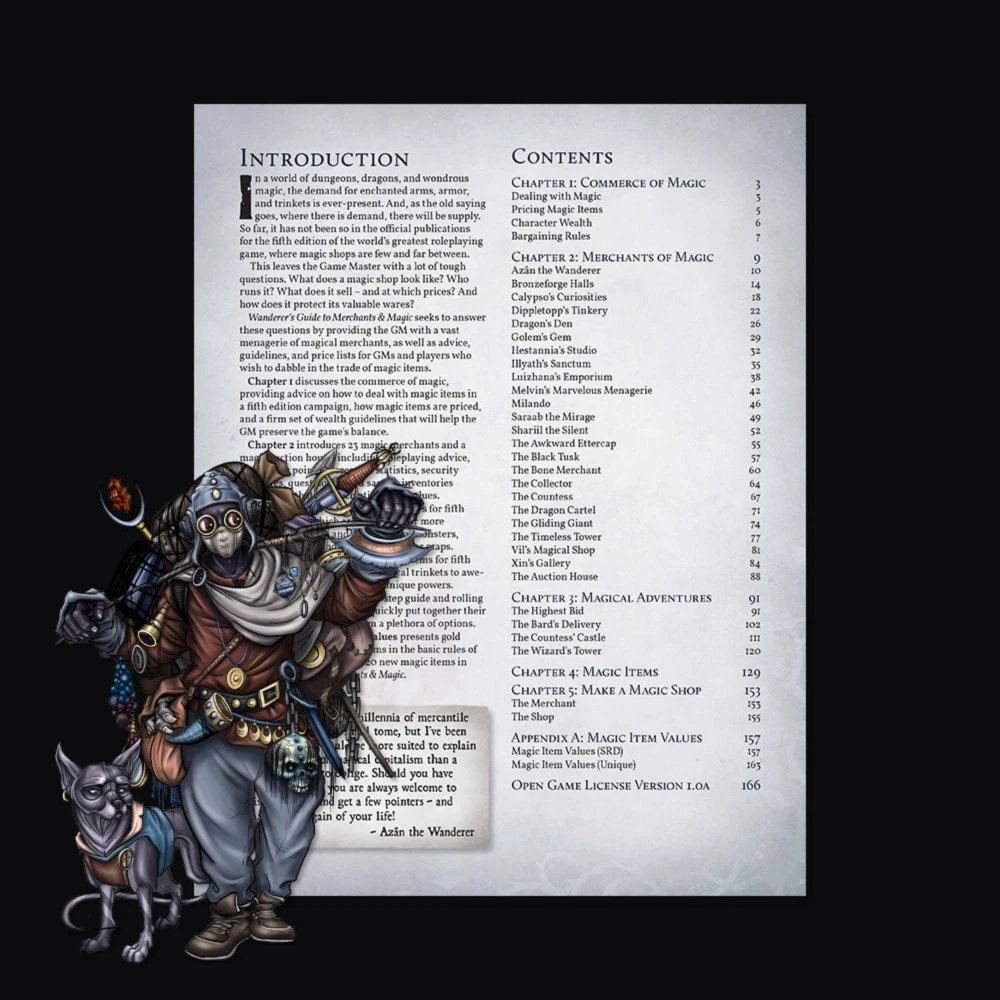 Wanderer's Guide to Merchants & Magic