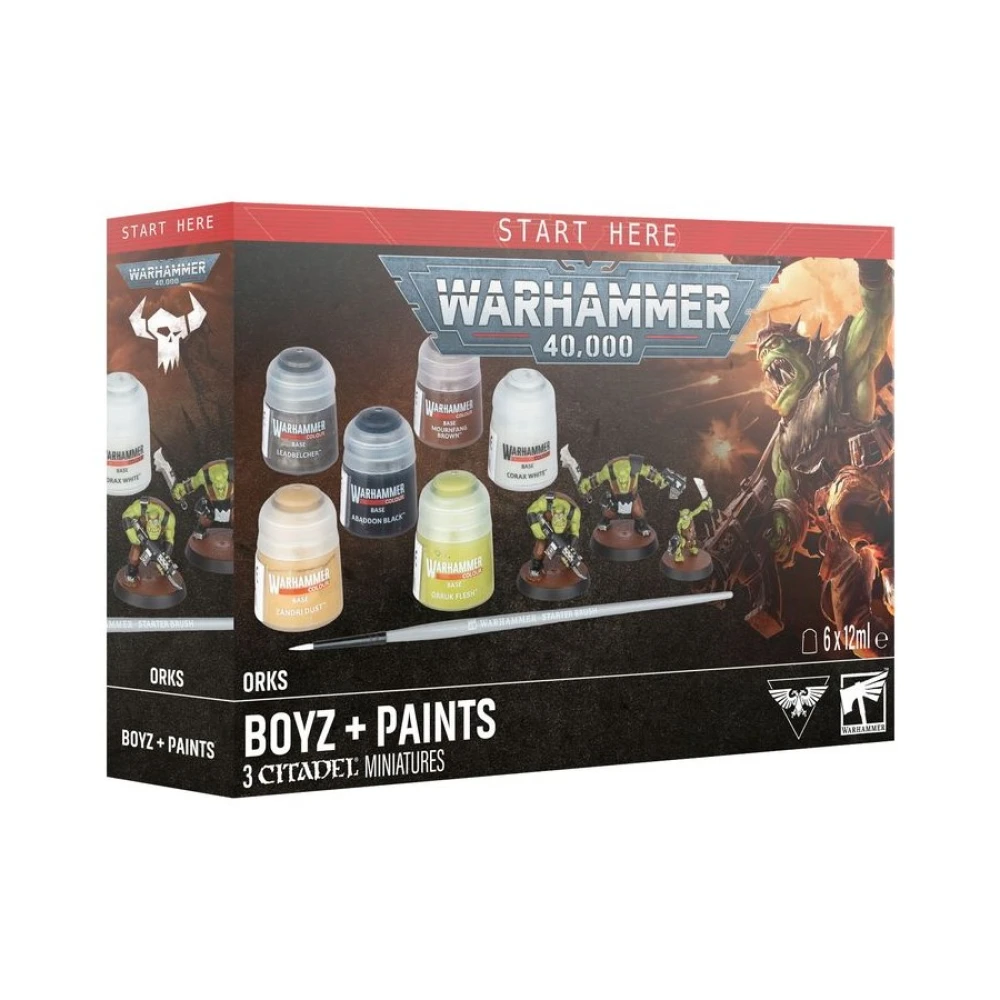 Warhammer 40000: Orks - Boyz + Paint Set
