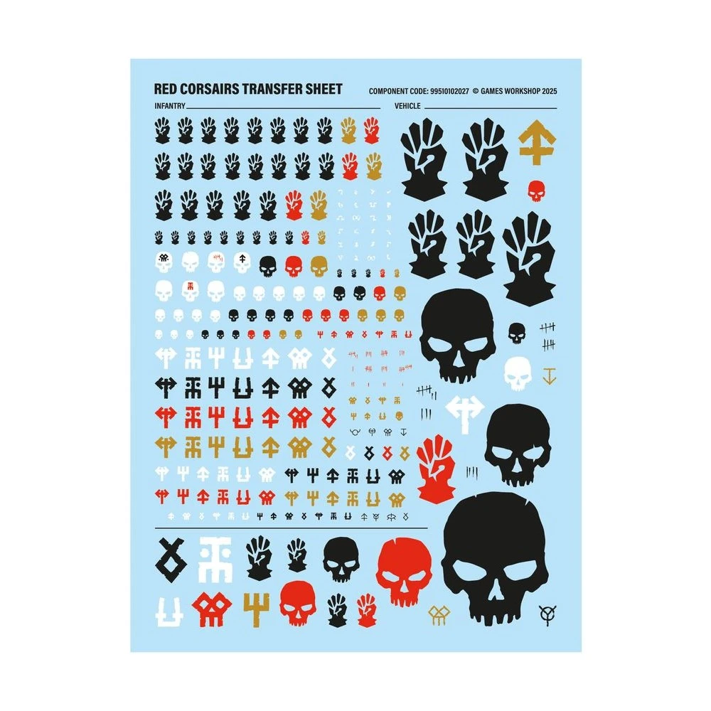 Warhammer 40000: Red Corsairs Upgrades & Transfers