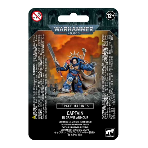 Warhammer 40000: Space Marines Captain in Gravis Armour