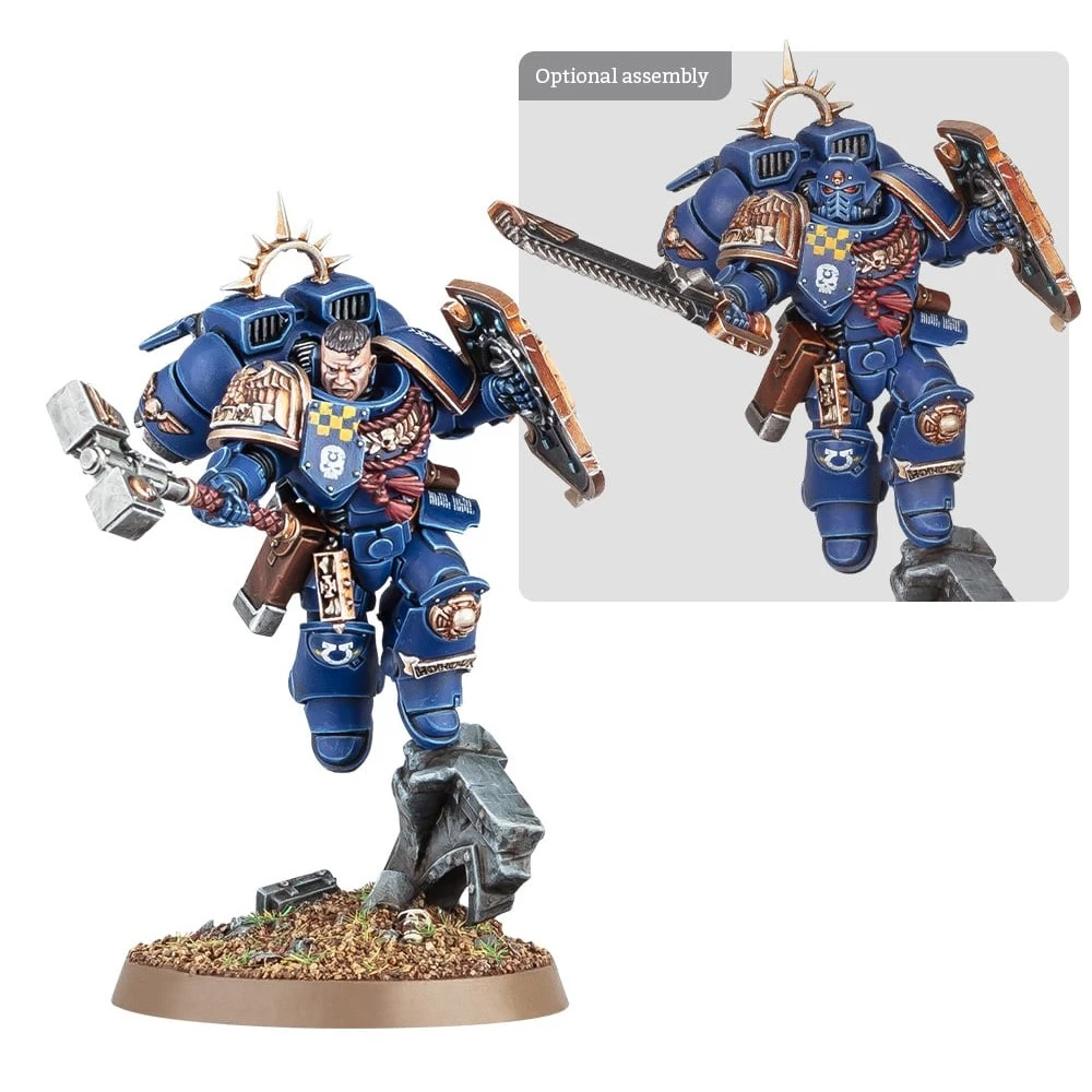 Warhammer 40000: Space Marines Captain with Jump Pack & Relic Shield