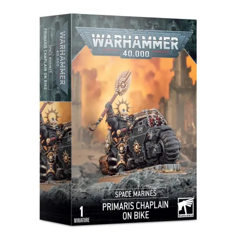 Warhammer 40000: Space Marines Primaris Chaplain on Bike