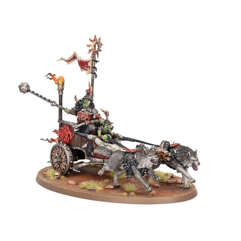 Warhammer Age of Sigmar: Gloomspite Gitz - Snarlboss on War-Wheela