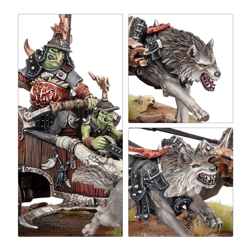 Warhammer Age of Sigmar: Gloomspite Gitz - Snarlboss on War-Wheela