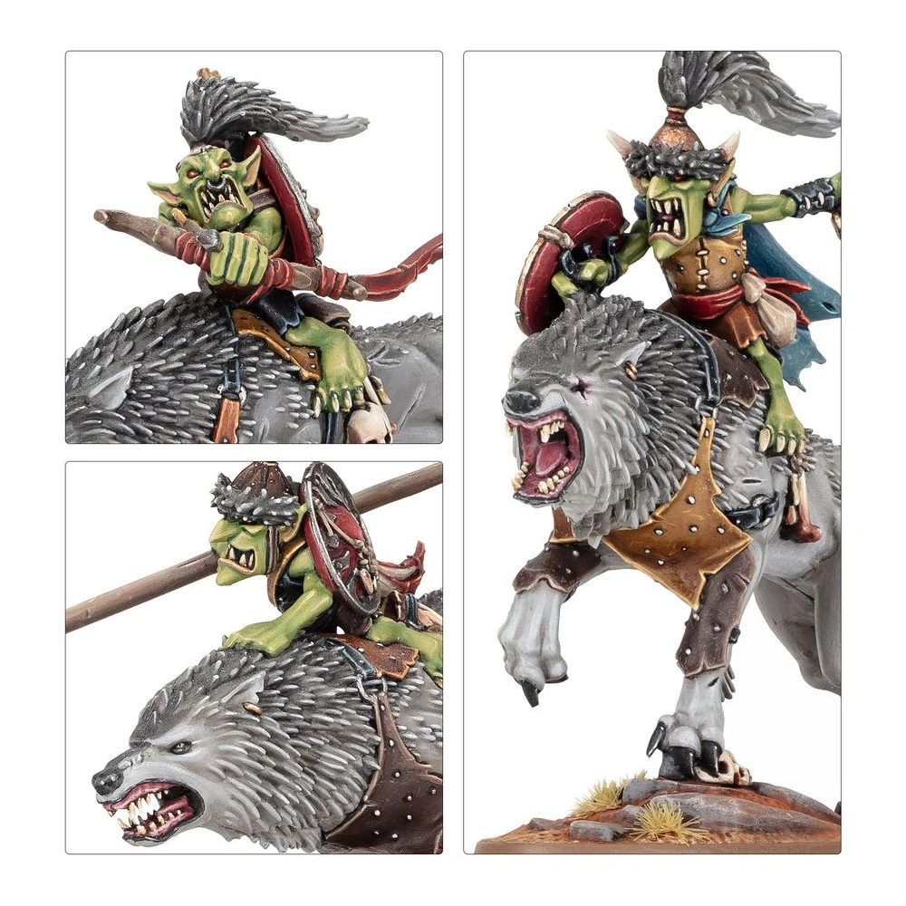 Warhammer Age of Sigmar: Gloomspite Gitz - Snarlboss & Wolfgit Retinue