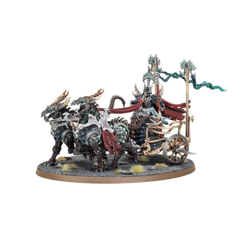 Warhammer Age of Sigmar: Ossiarch Bonereapers - Liege-Kavalos on War Chariot