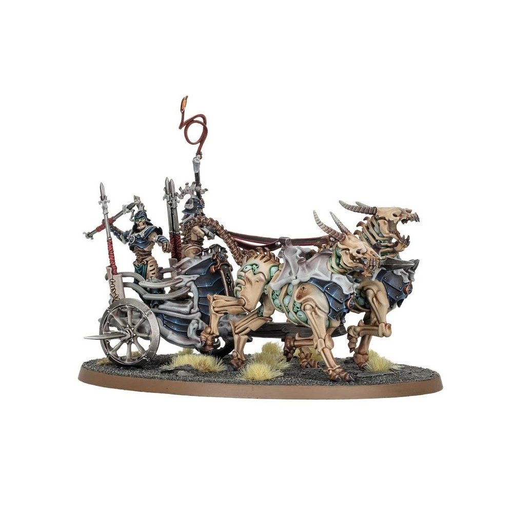 Warhammer Age of Sigmar: Ossiarch Bonereapers - Liege-Kavalos on War Chariot