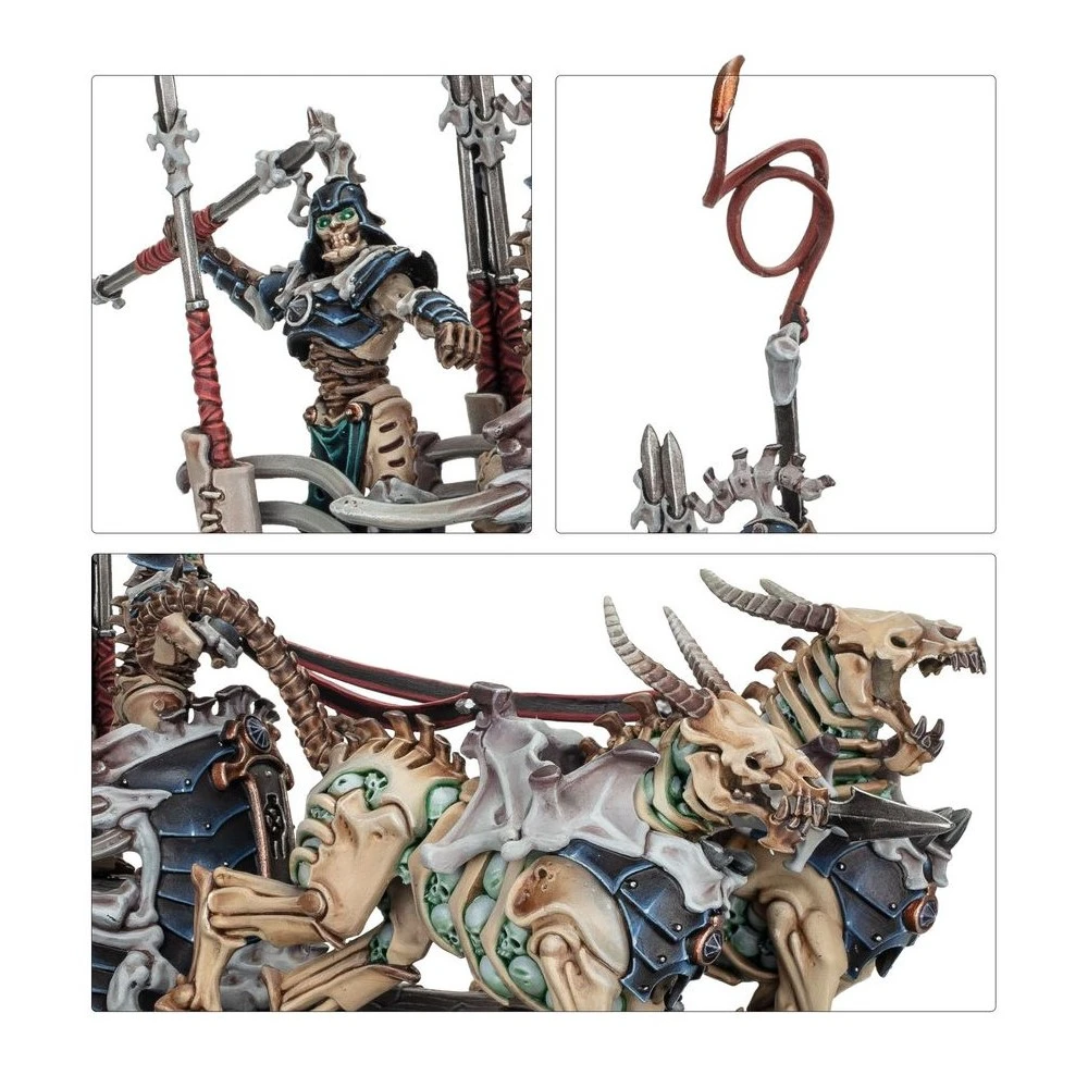 Warhammer Age of Sigmar: Ossiarch Bonereapers - Liege-Kavalos on War Chariot