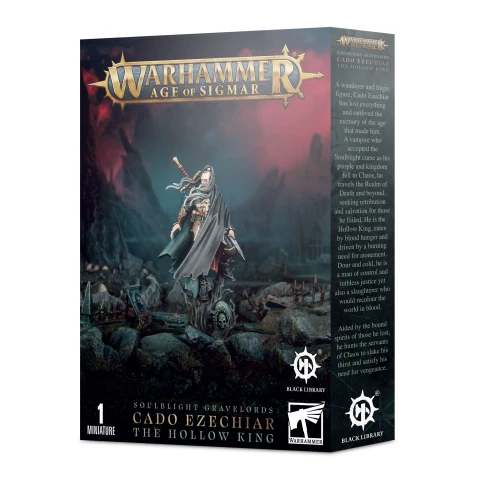 Warhammer Age of Sigmar: Soulblight Gravelords Cado Ezechiar the Hollow King