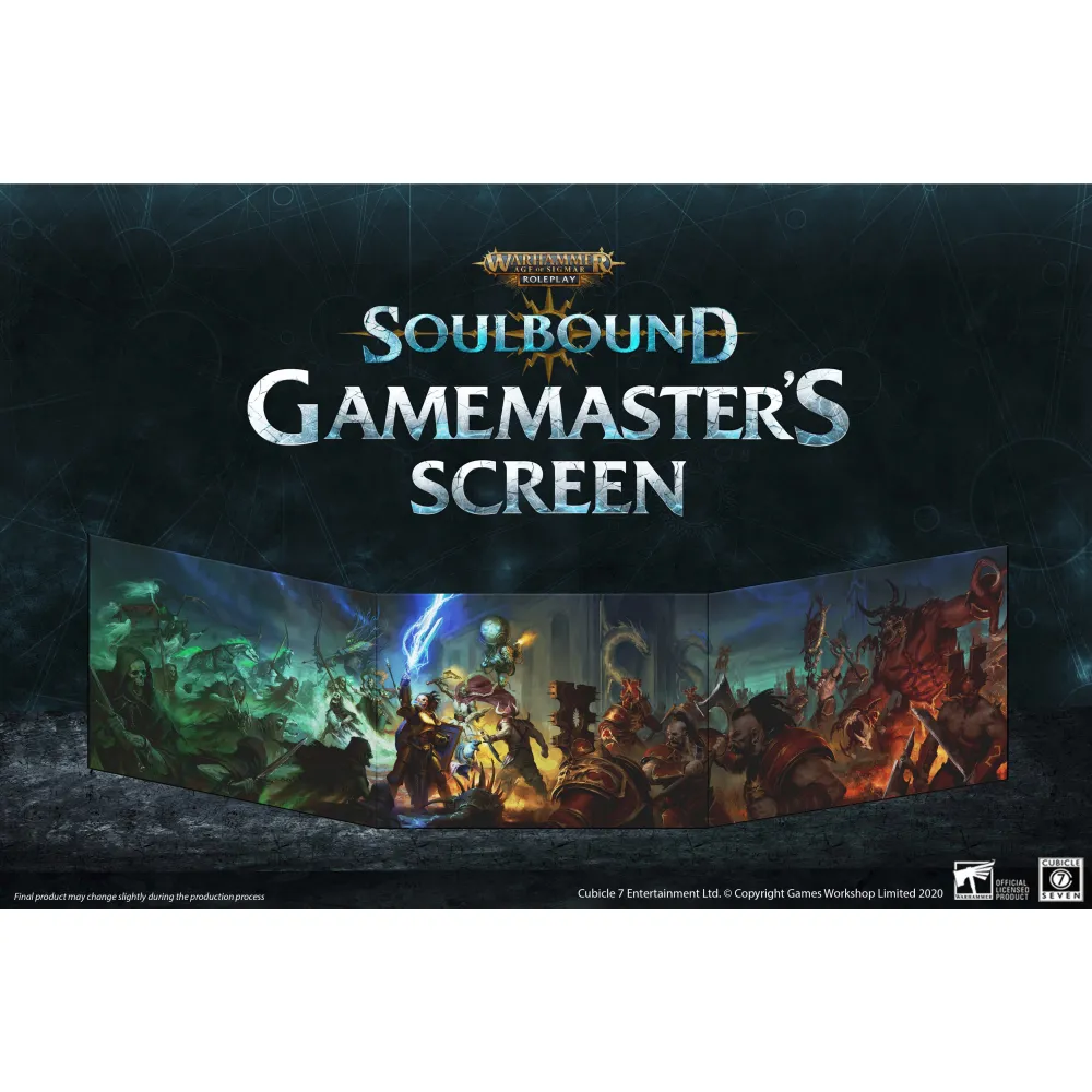 Warhammer AOS Soulbound RPG: GM Screen
