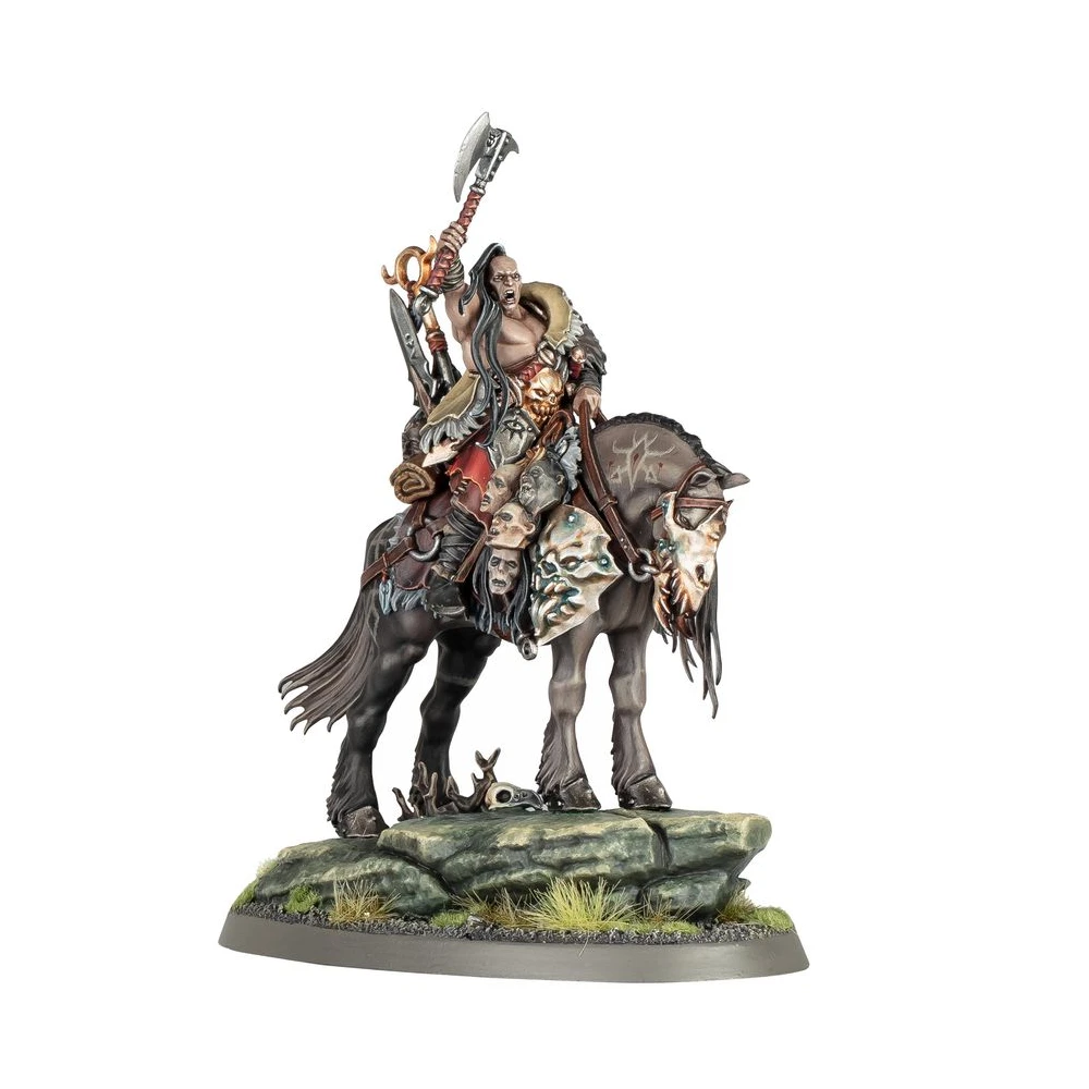 Warhammer AoS: Slaves to Darkness Darkoath Chieftain on Warsteed