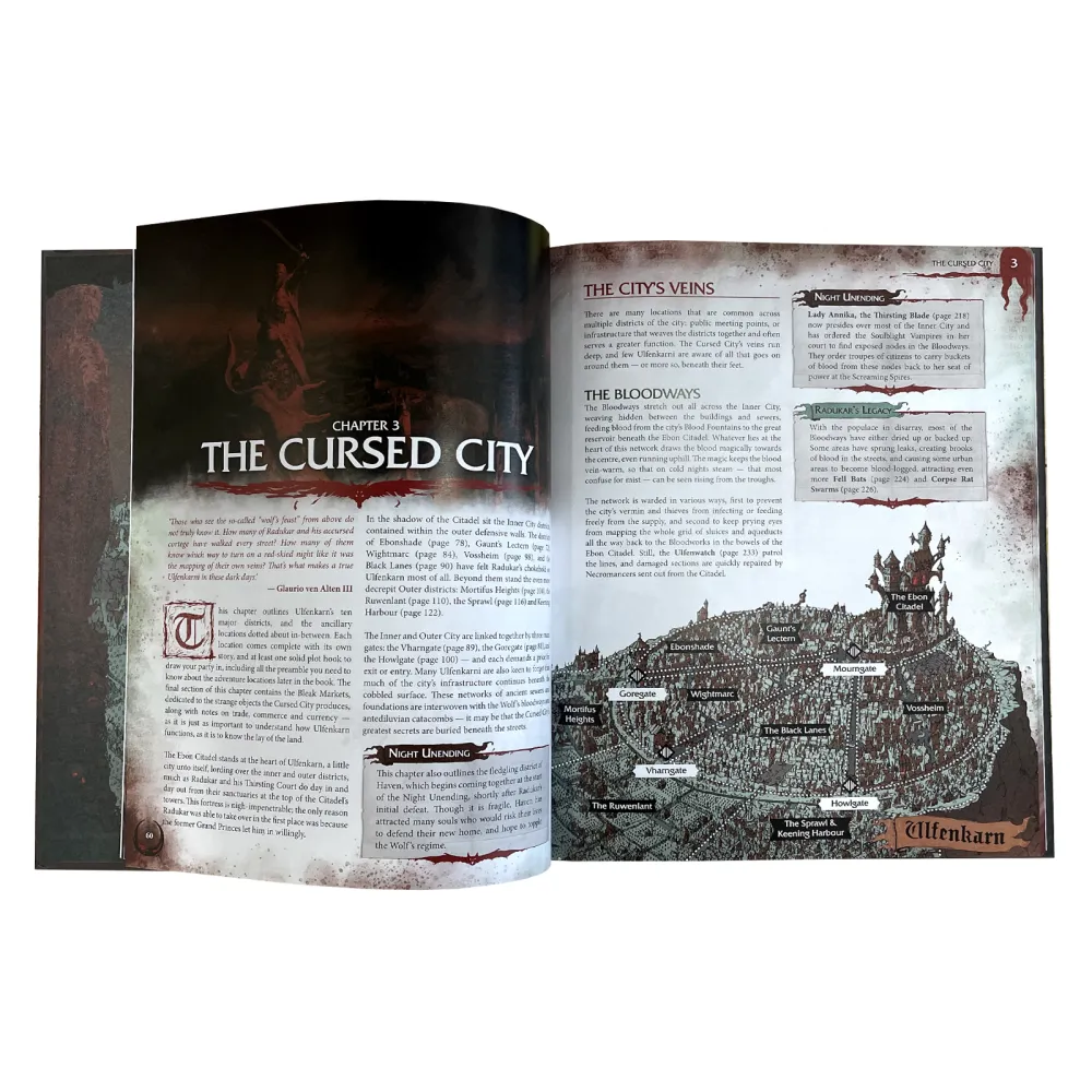 Warhammer AOS Soulbound RPG: Ulfenkarn - City at the Edge of Death
