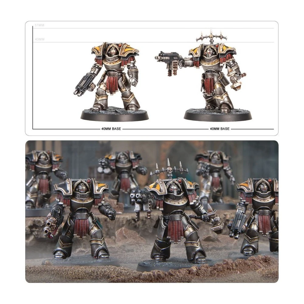Warhammer: The Horus Heresy Cataphractii Terminators with Combi-bolters and Power Fists