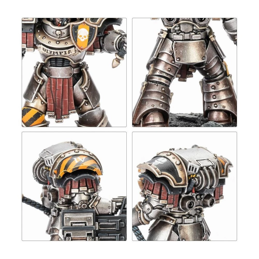 Warhammer: The Horus Heresy Cataphractii Terminators with Volkite Chargers and Power Mauls