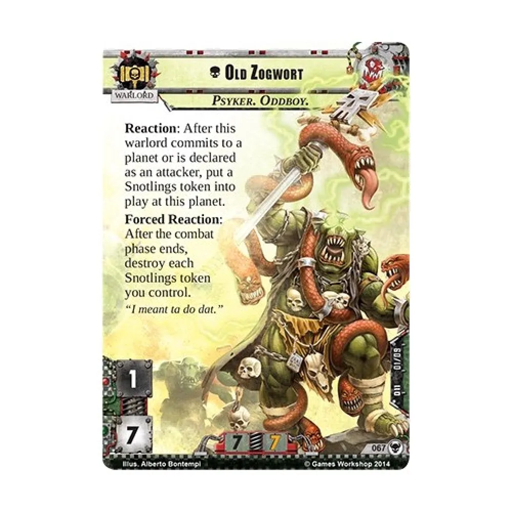 Warhammer 40000 Conquest LCG: Zogwort's Curse