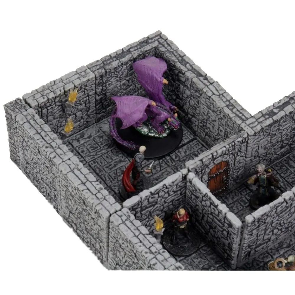 WarLock Dungeon Tiles II: Full Height Stone Walls