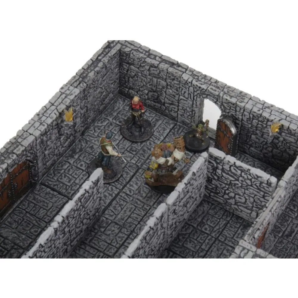 WarLock Dungeon Tiles II: Full Height Stone Walls