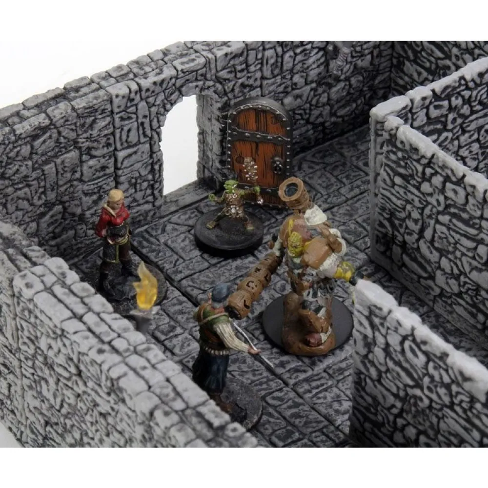 WarLock Dungeon Tiles II: Full Height Stone Walls