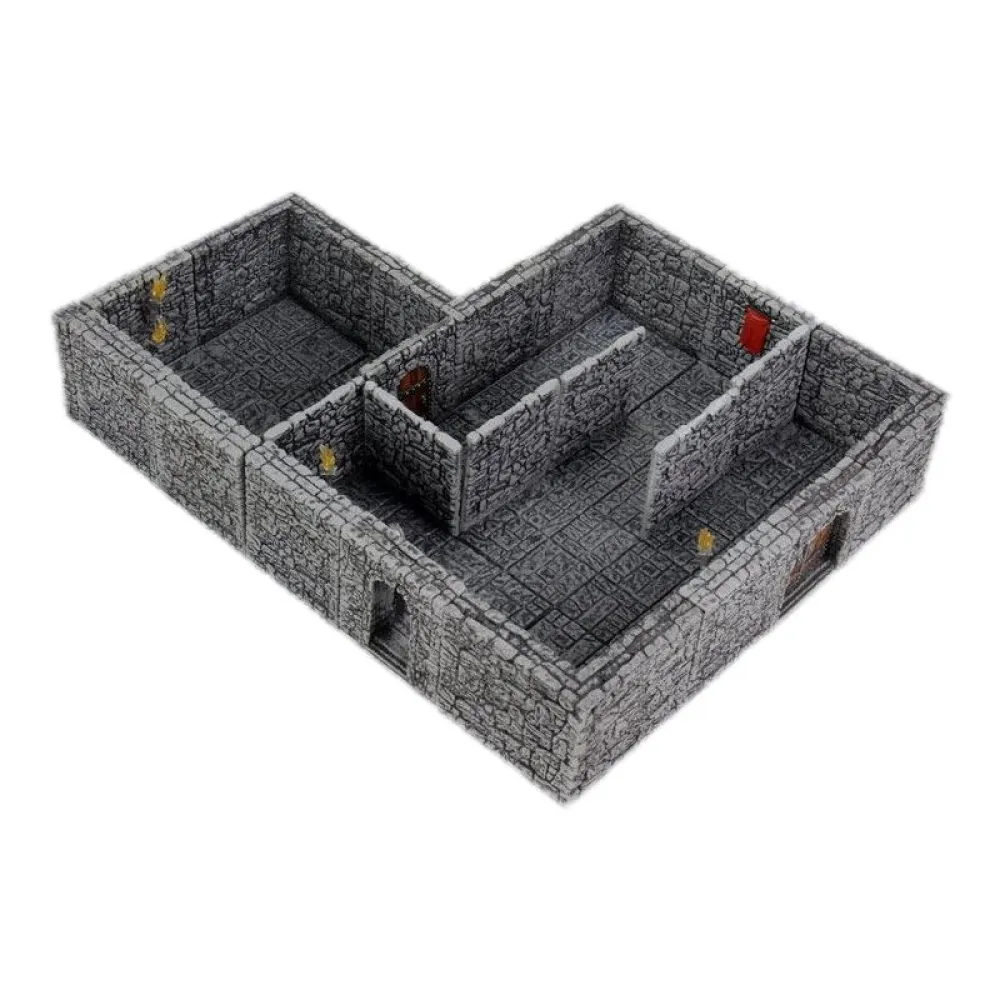 WarLock Dungeon Tiles II: Full Height Stone Walls