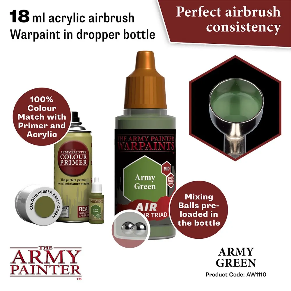 Warpaints Air Army Green
