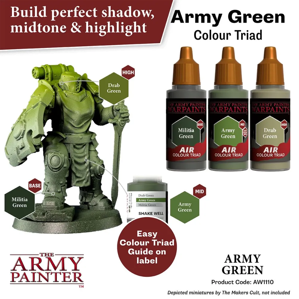 Warpaints Air Army Green