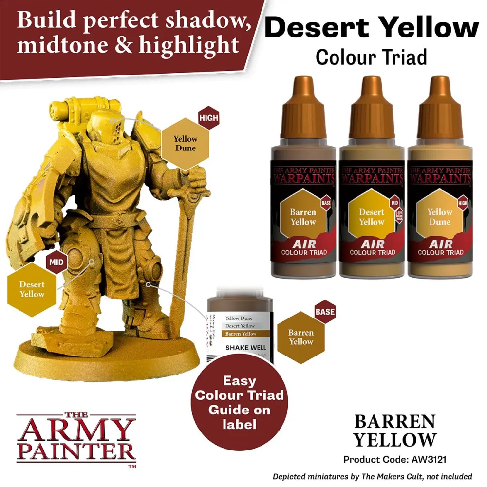 Warpaints Air Barren Yellow