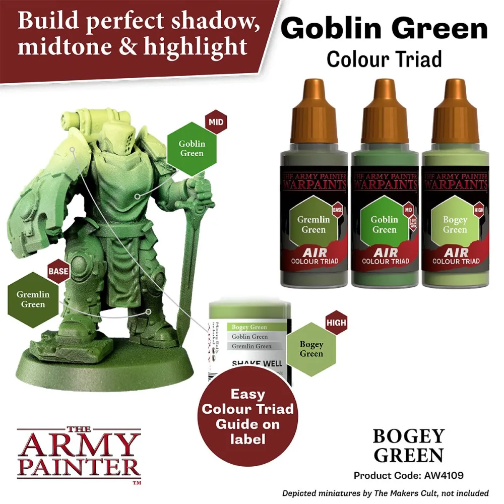 Warpaints Air Borgey Green