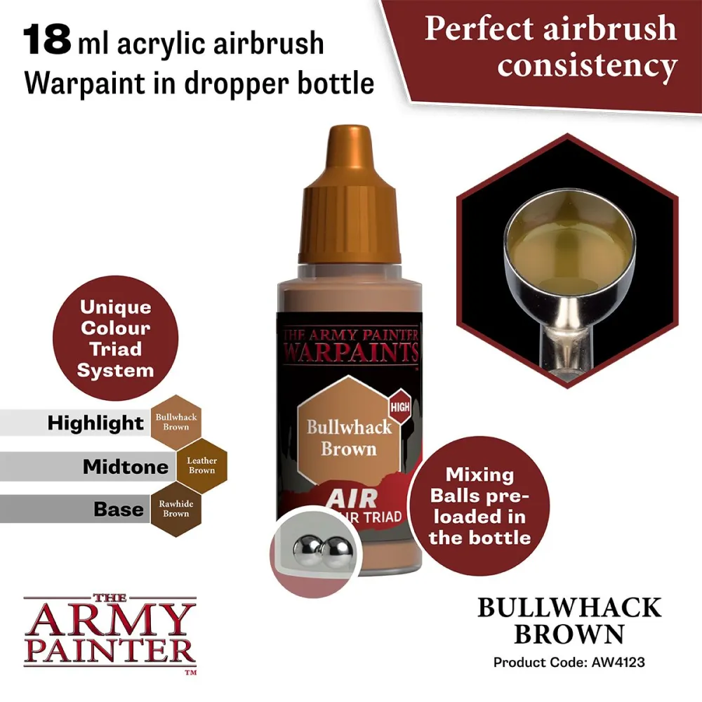 Warpaints Air Bullwhack Brown