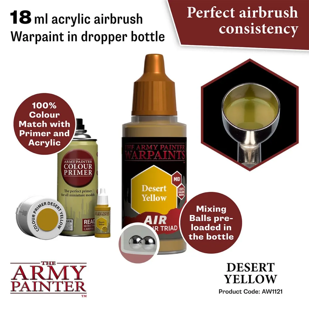 Warpaints Air Desert Yellow