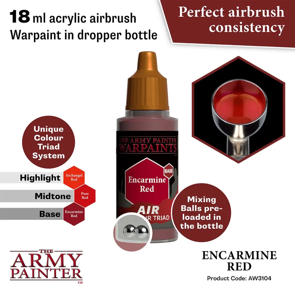 Warpaints Air Encarmine Red