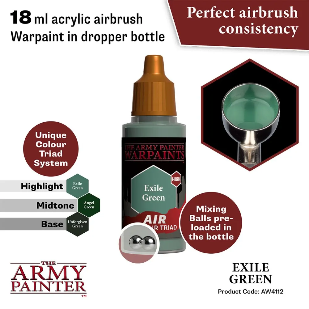 Warpaints Air Exile Green