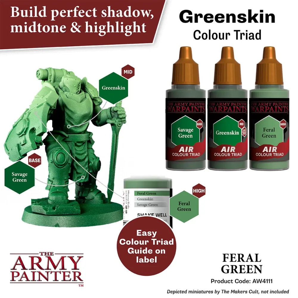 Warpaints Air Feral Green