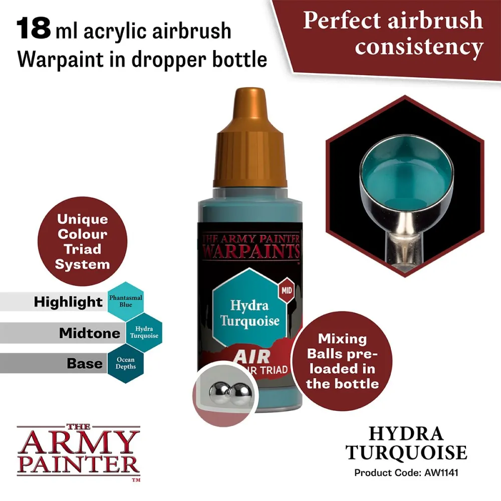 Warpaints Air Hydra Turquoise