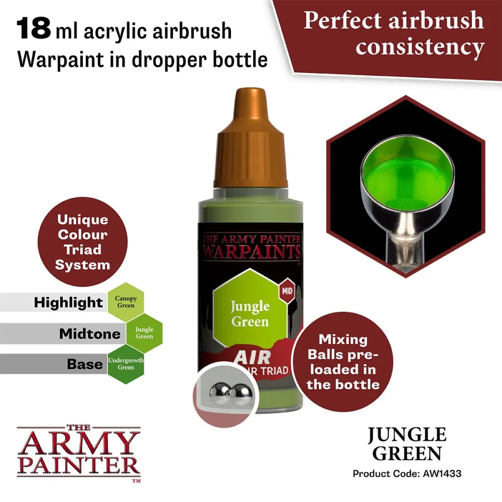 Warpaints Air Jungle Green