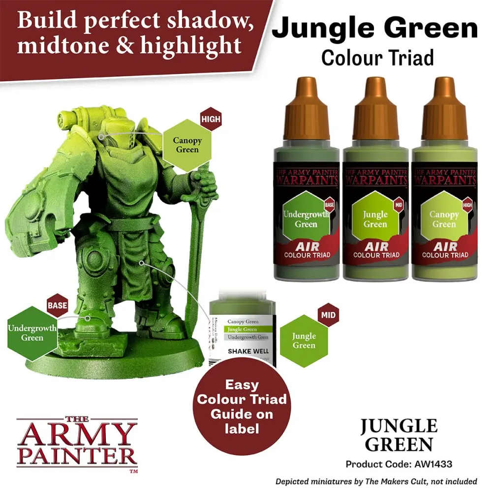 Warpaints Air Jungle Green