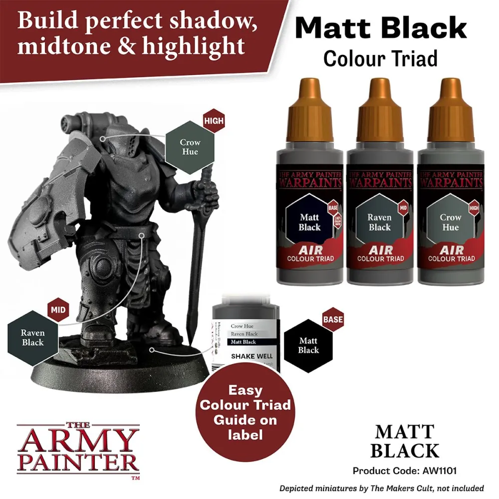 Warpaints Air Matt Black