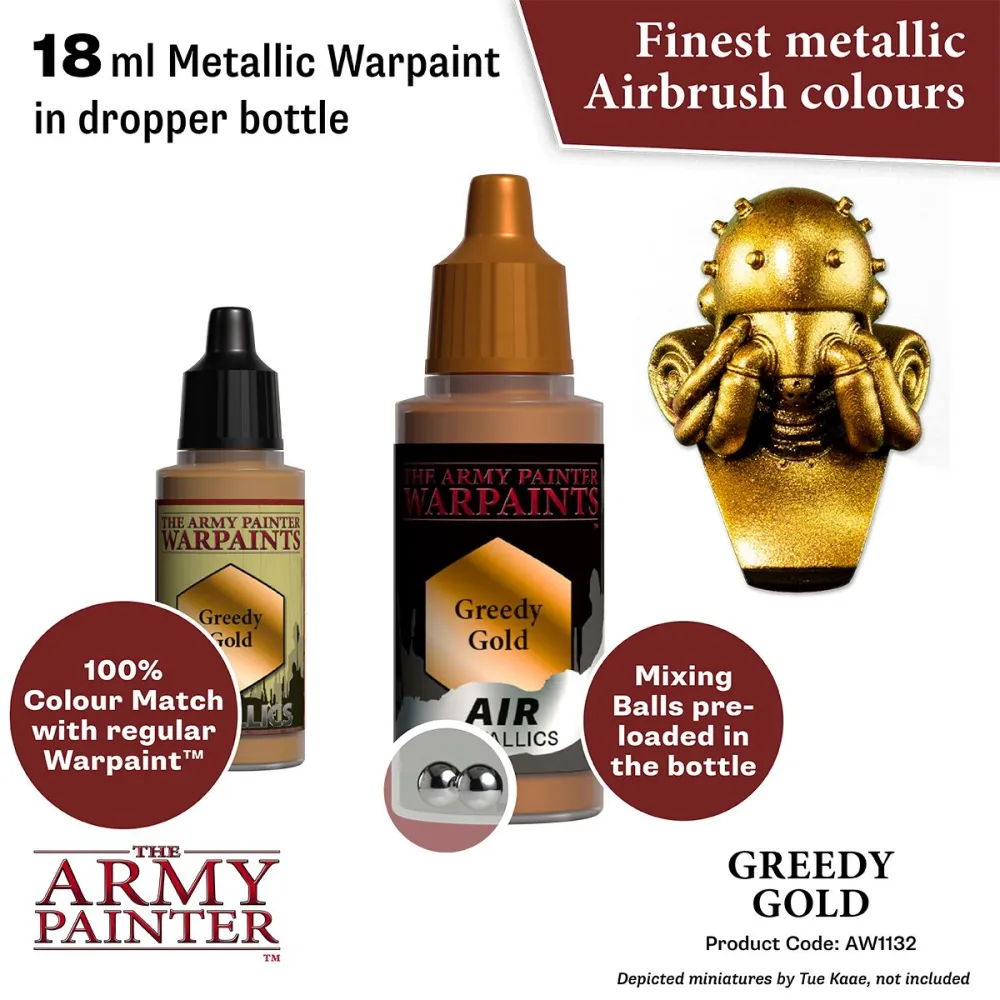 Warpaints Air Metallic Greedy Gold