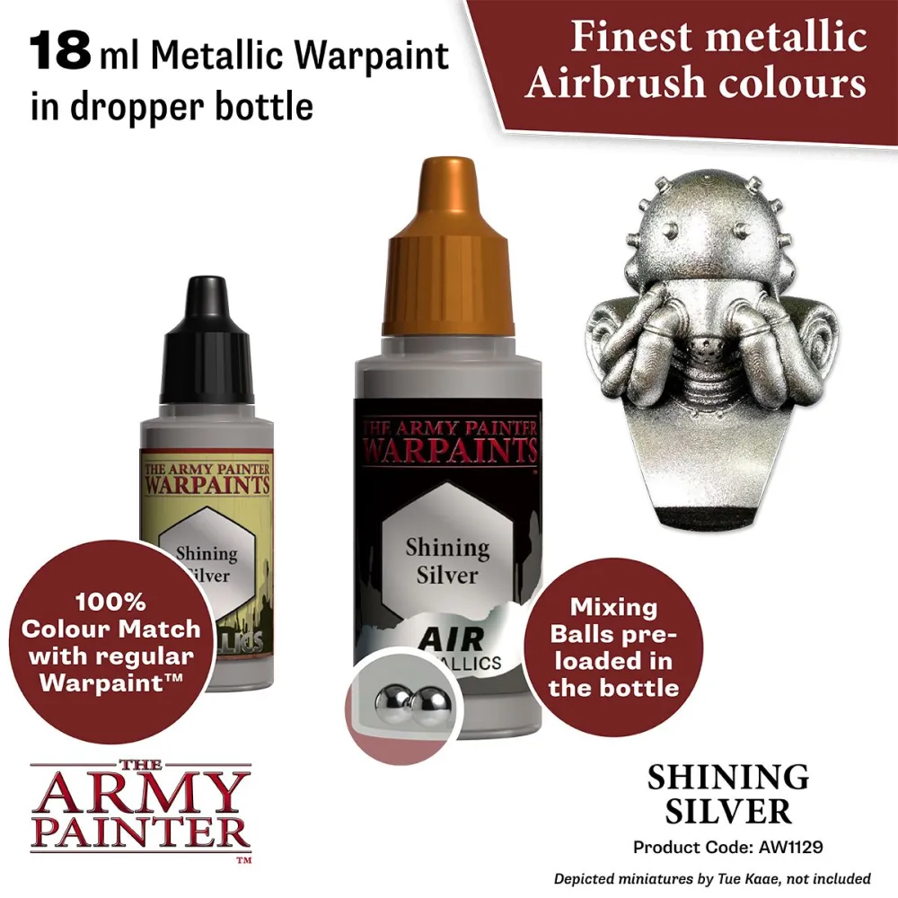 Warpaints Air Metallic Shining Silver