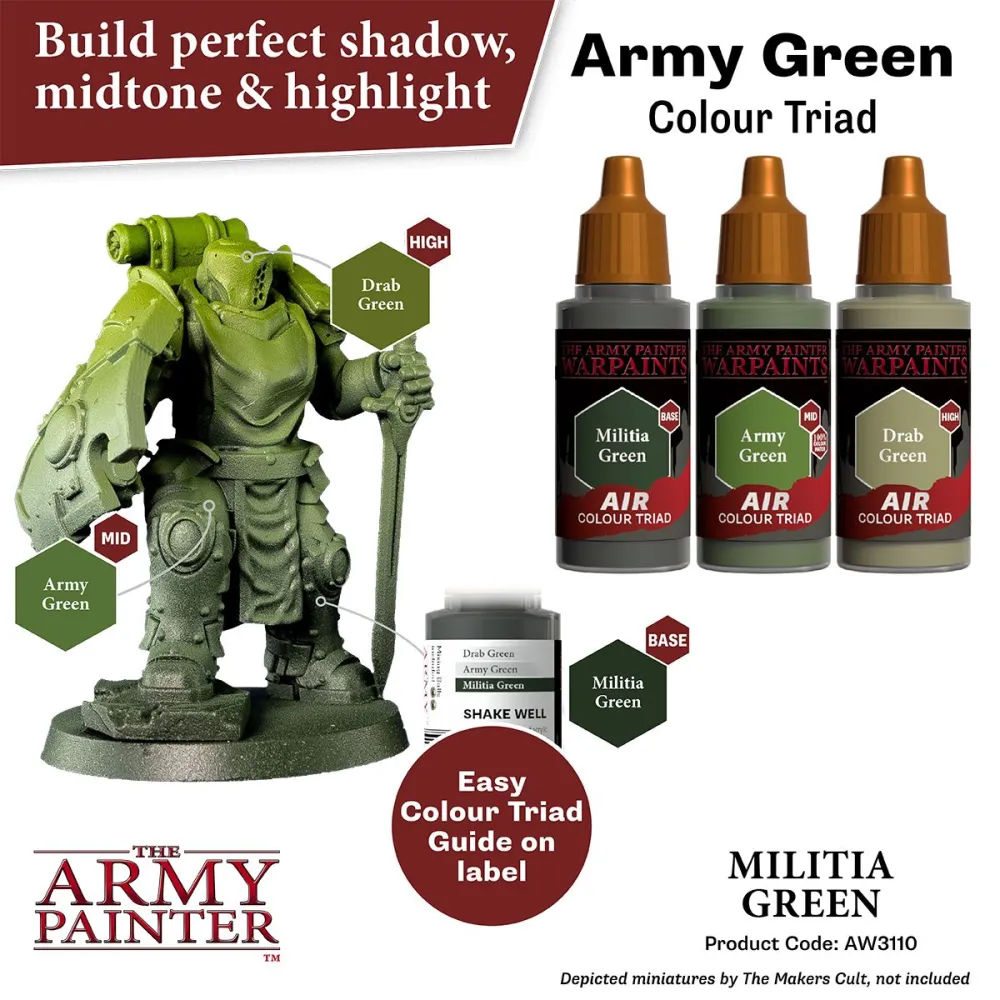 Warpaints Air Militia Green