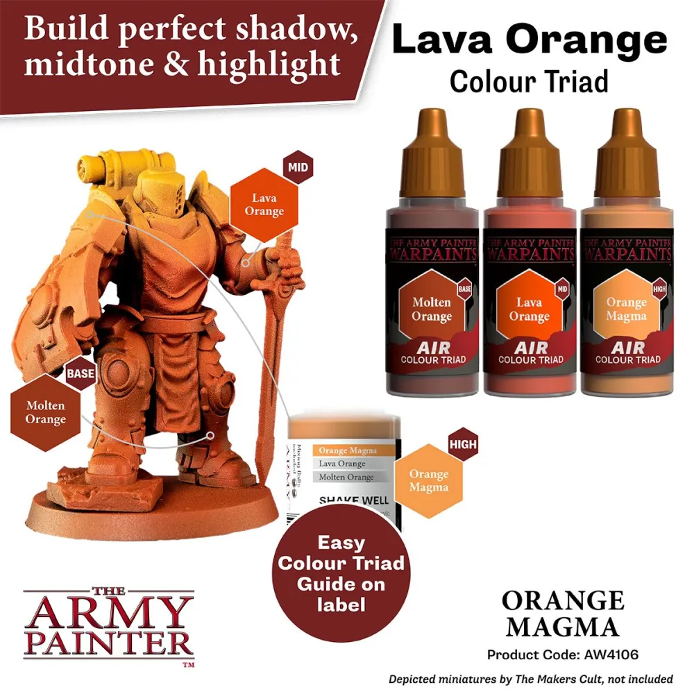 Warpaints Air Orange Magma