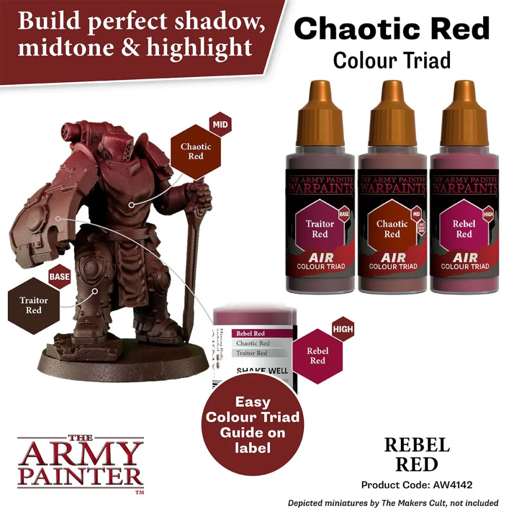 Warpaints Air Rebel Red