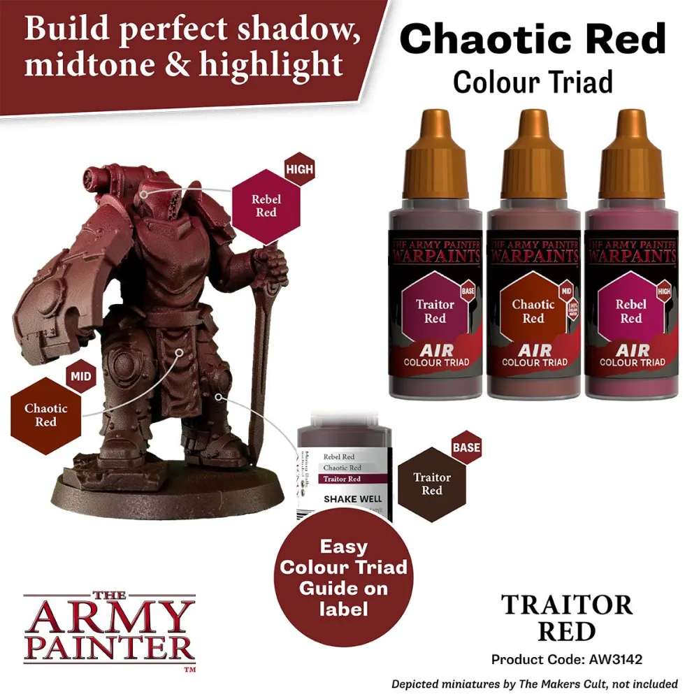 Warpaints Air Traitor Red