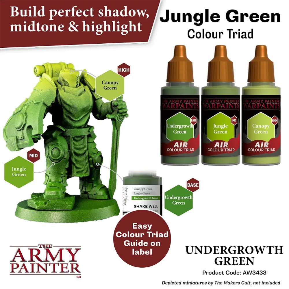 Warpaints Air Undergrowth Green