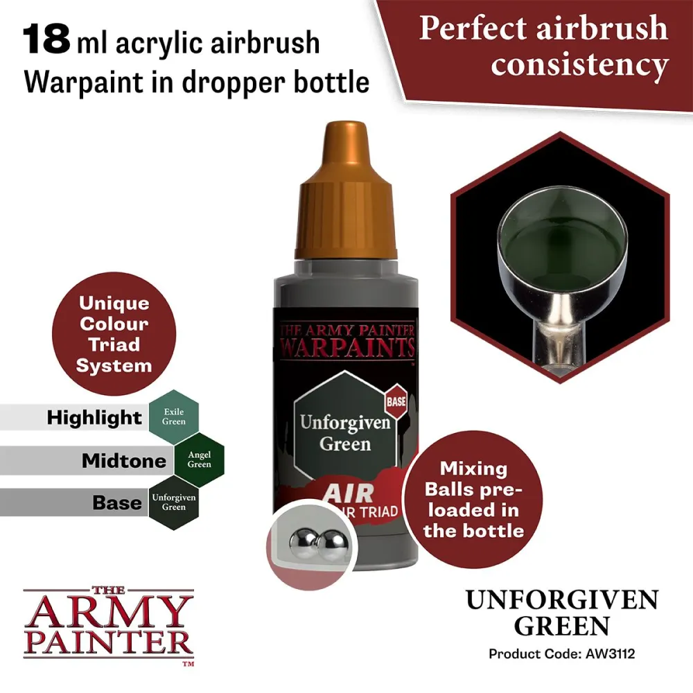 Warpaints Air Unforgiven Green